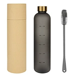 Durable plastic sports water bottle for active lifestyles